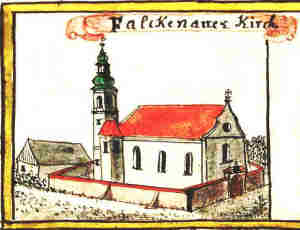 Falckenauer Kirch - Kościół, widok ogólny